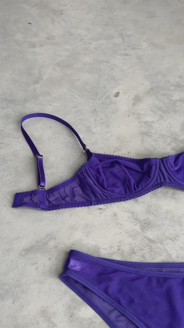 Ultraviolet mesh underwear