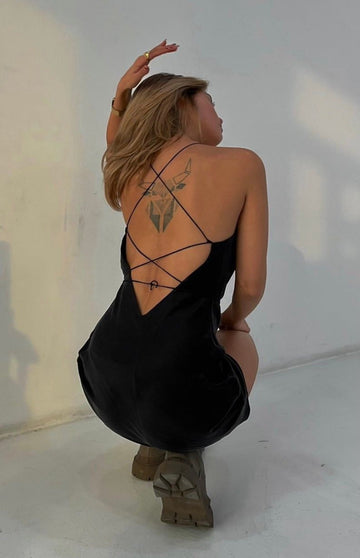 Black Slip Dress